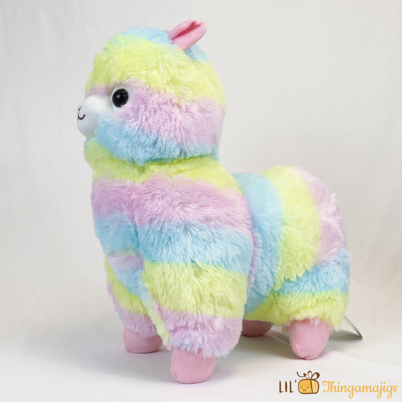 Giant rainbow on sale alpaca plush