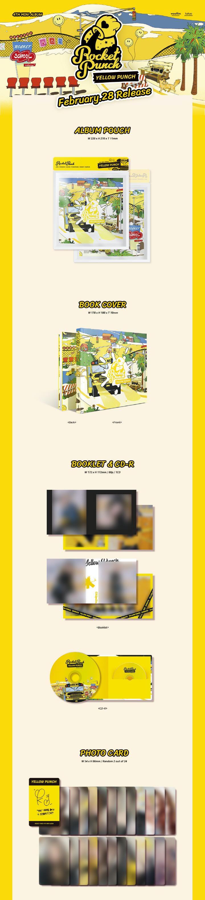 K-Pop CD Rocket Punch - 4th Mini Album 'Yellow Punch'