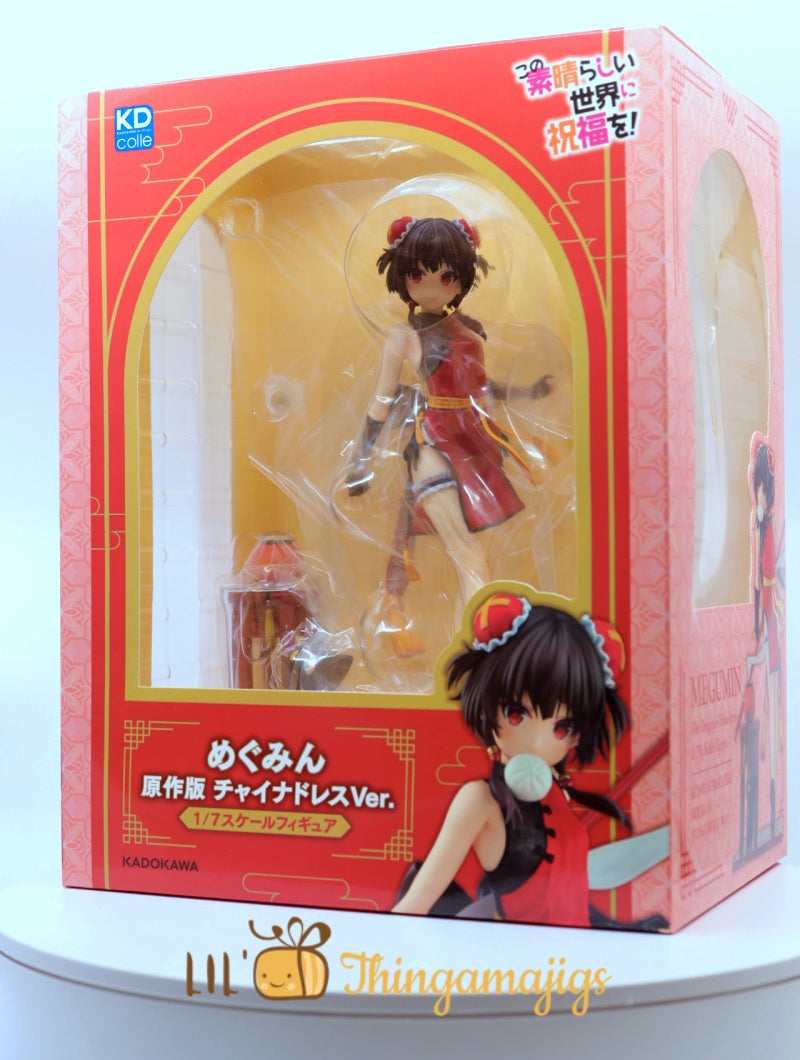 KonoSuba - KD Colle 1/7 Figure - Megumin (Light Novel China Dress Ver. –  Lil Thingamajigs Hive