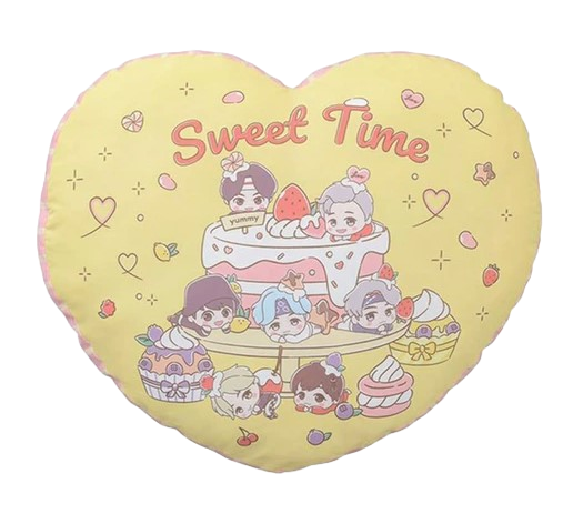 BTS -  TinyTAN - Sweet Time Heart Cushion