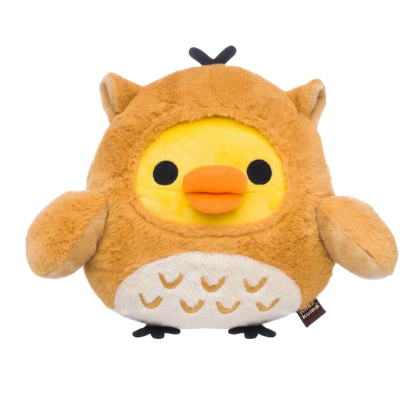 San-X Rilakkuma Series - Kiiroitori Dressed as an Owl 9" Plush