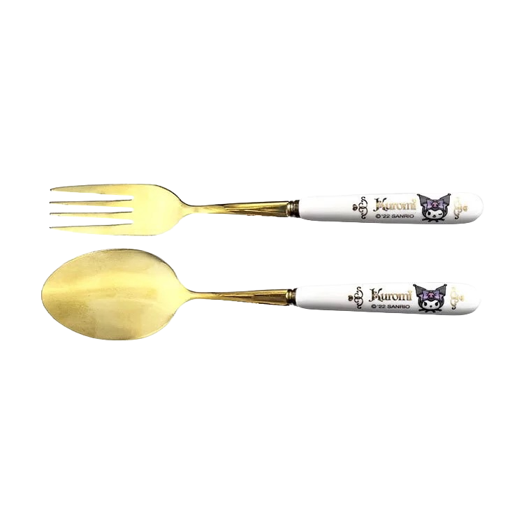 Sanrio Kuromi Spoon & Fork Set