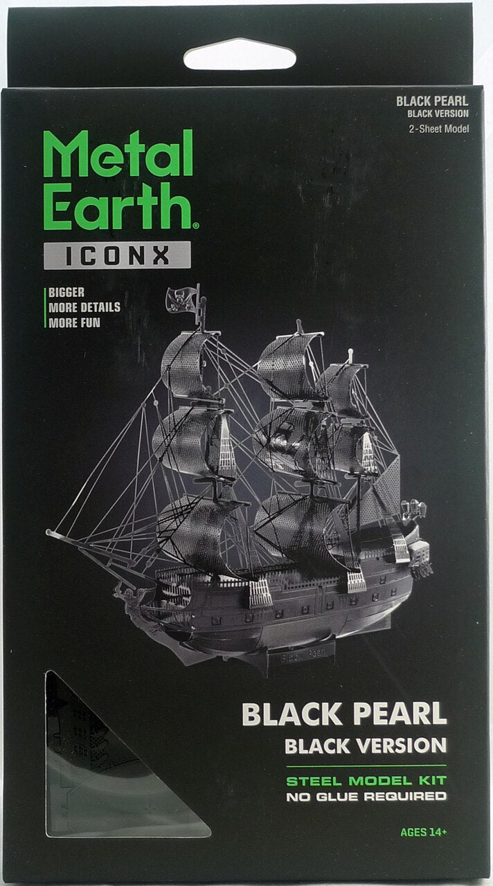 Metal Earth Premium Series ICONX: Black Pearl(black ver.)