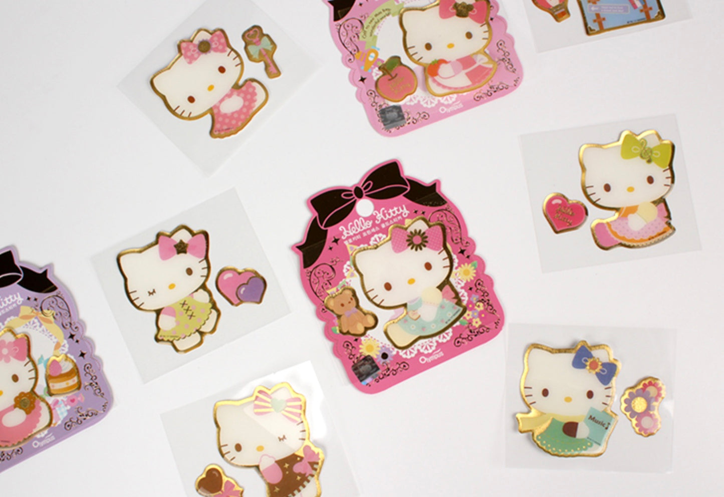 Hello Kitty Princess Gold Sticker
