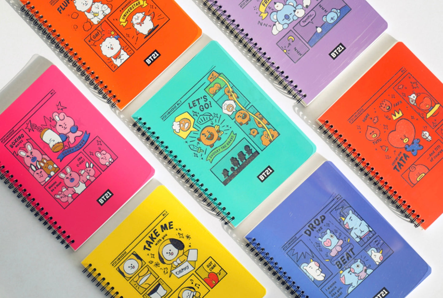 BT21 Epoxy PP Cover Notebook