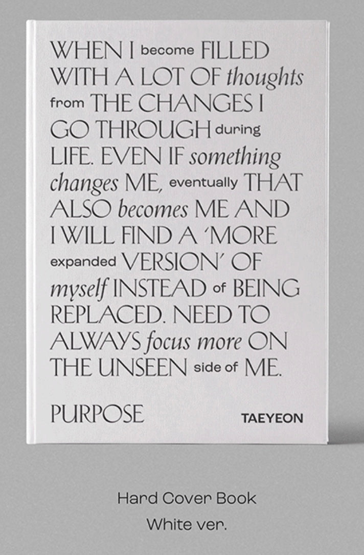 K-Pop CD Taeyeon - 2nd Album 'Purpose'