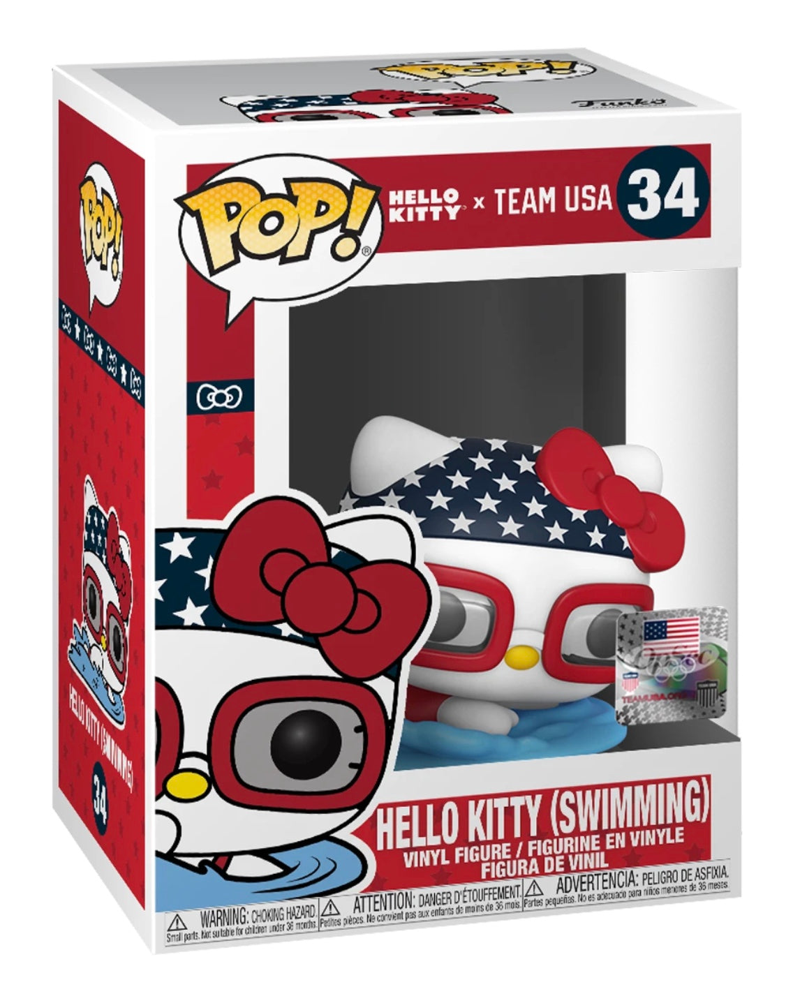 Hello Kitty x Team USA - Funko Pop! #34 - Swimming