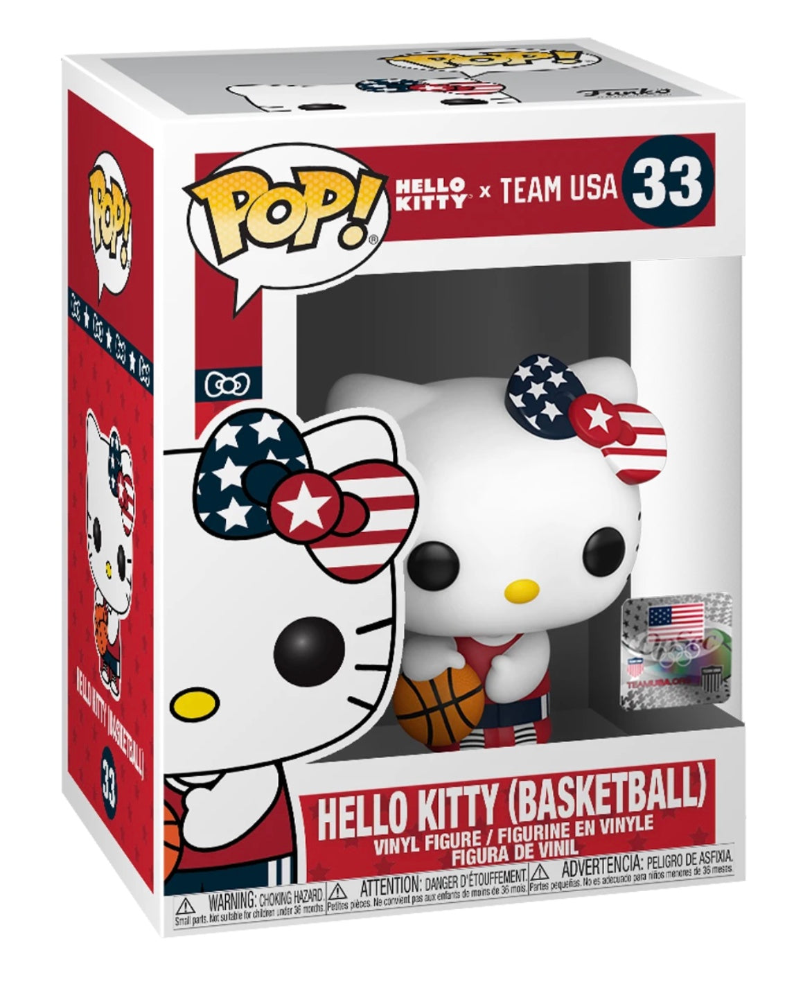 Hello Kitty x Team USA - Funko Pop! #33 - Basketball
