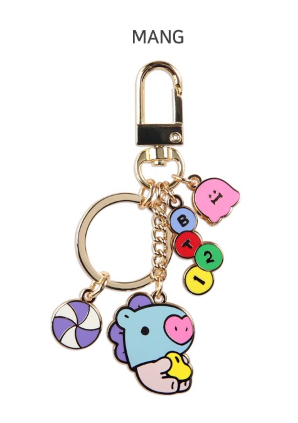 Bt21 hot sale metal keyring