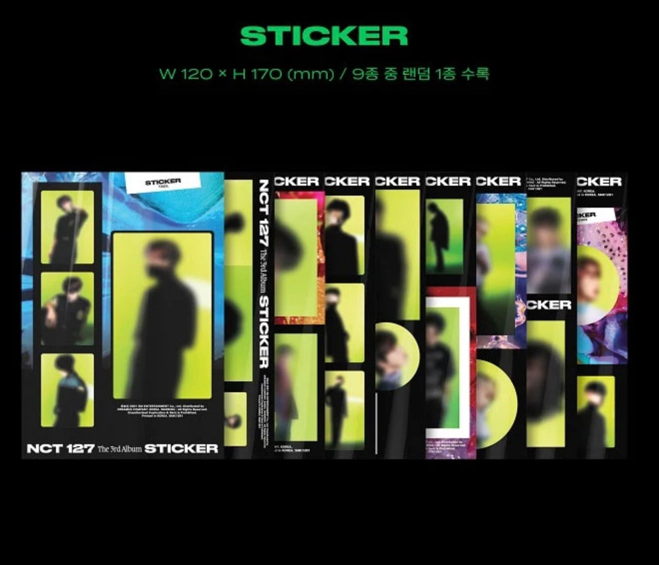 K-Pop CD NCT127 - 3rd Album 'Sticker' (Sticky Ver.)