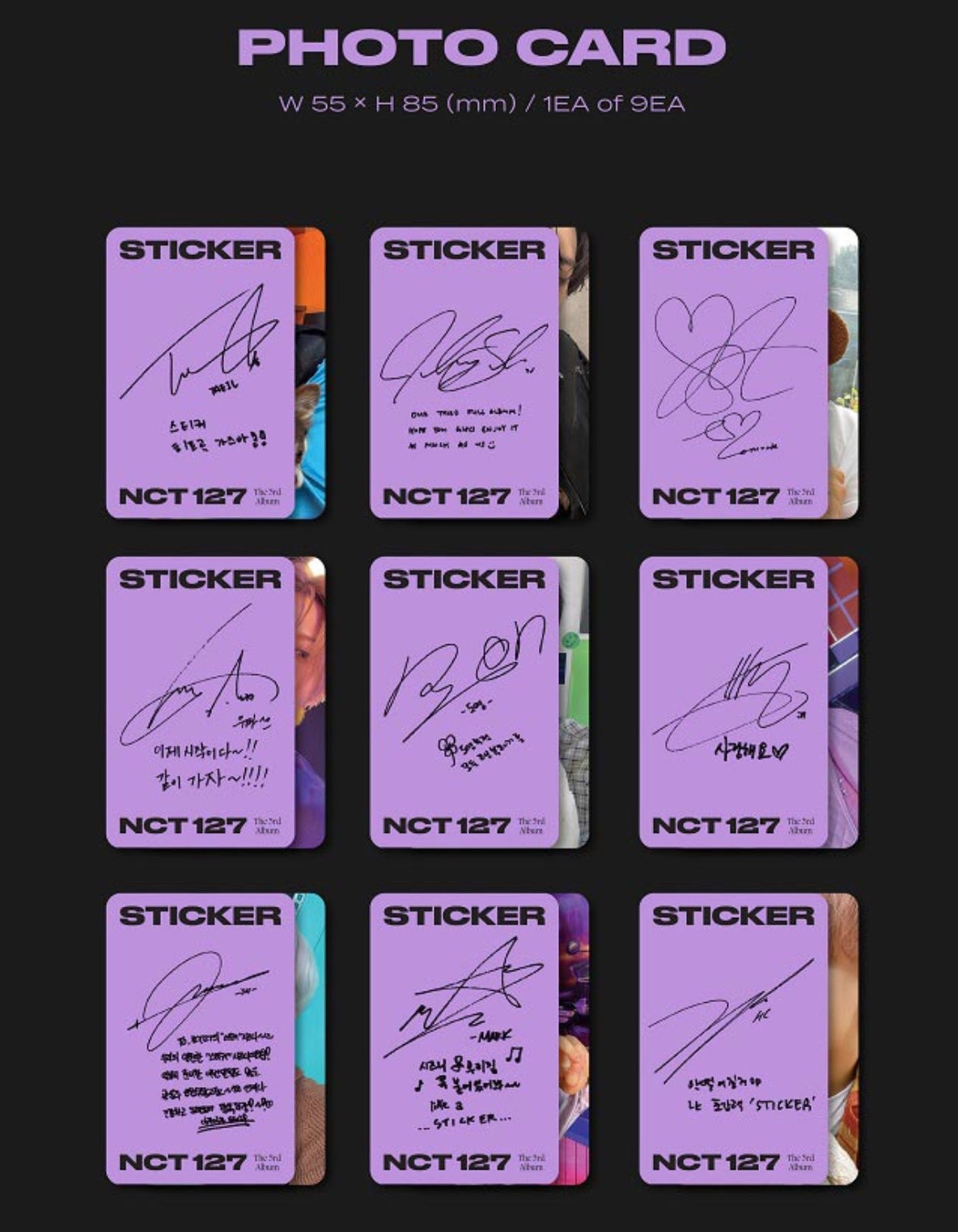 K-Pop CD NCT127 - 3rd Album 'Sticker' (Sticker Ver.) – Lil