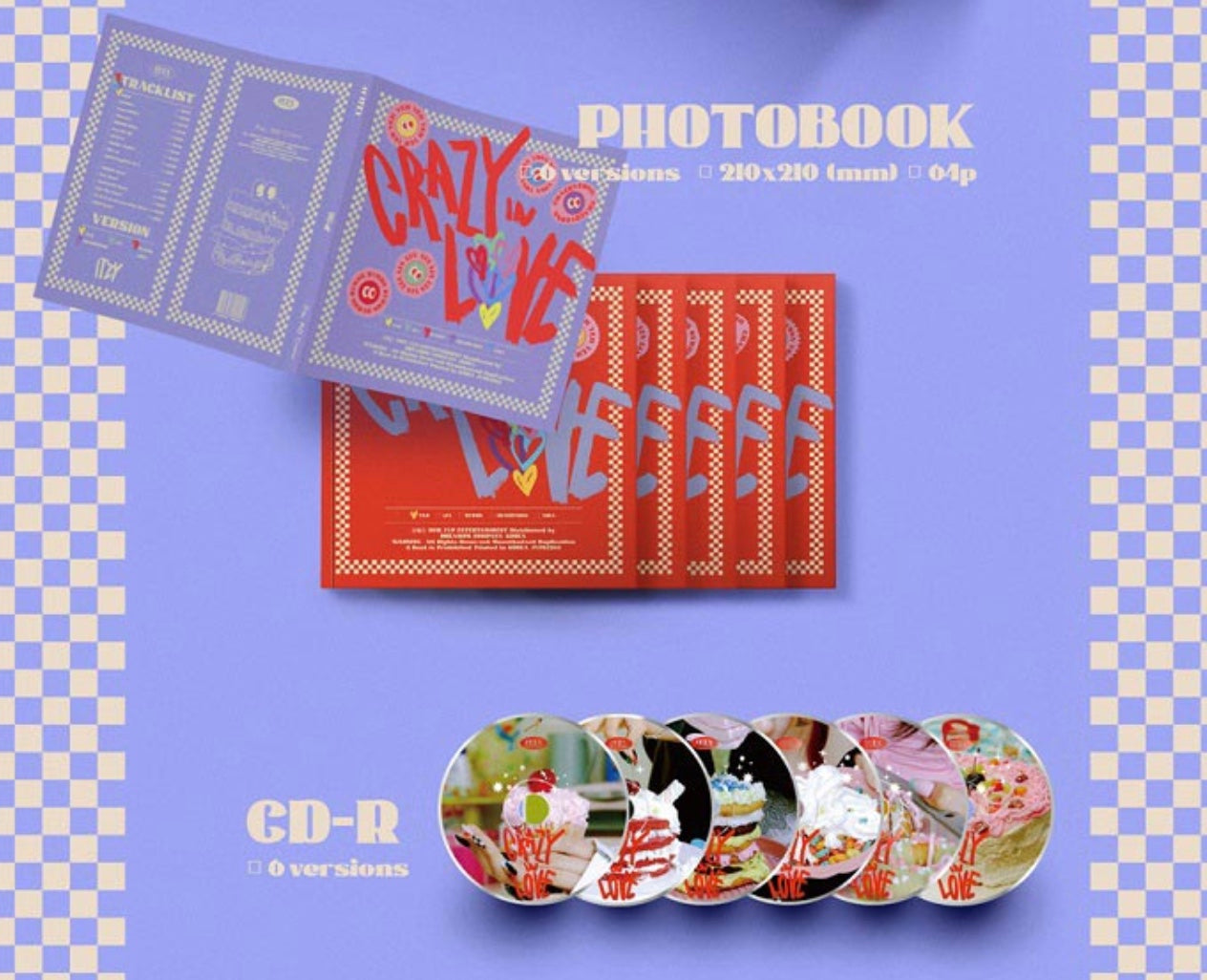 K-Pop CD Itzy - 1st Album 'Crazy in Love'