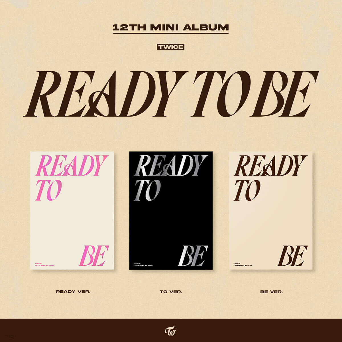 K-Pop CD Twice - 12th Mini Album 'Ready To Be'