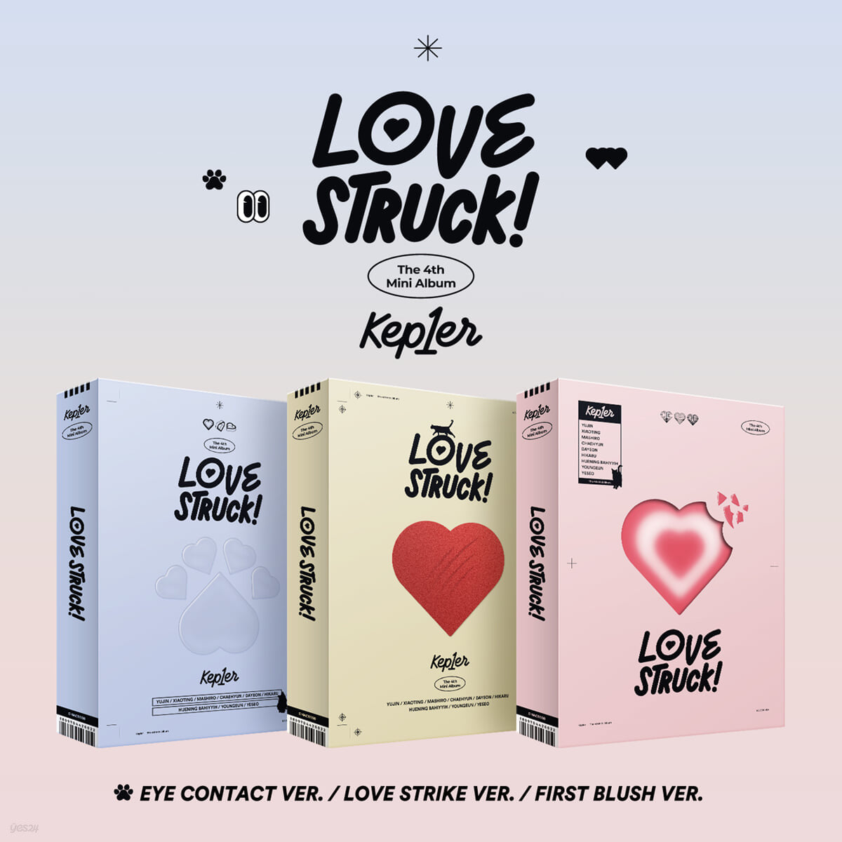 K-Pop CD Kep1er - 4th Mini Album 'Lovestruck!'
