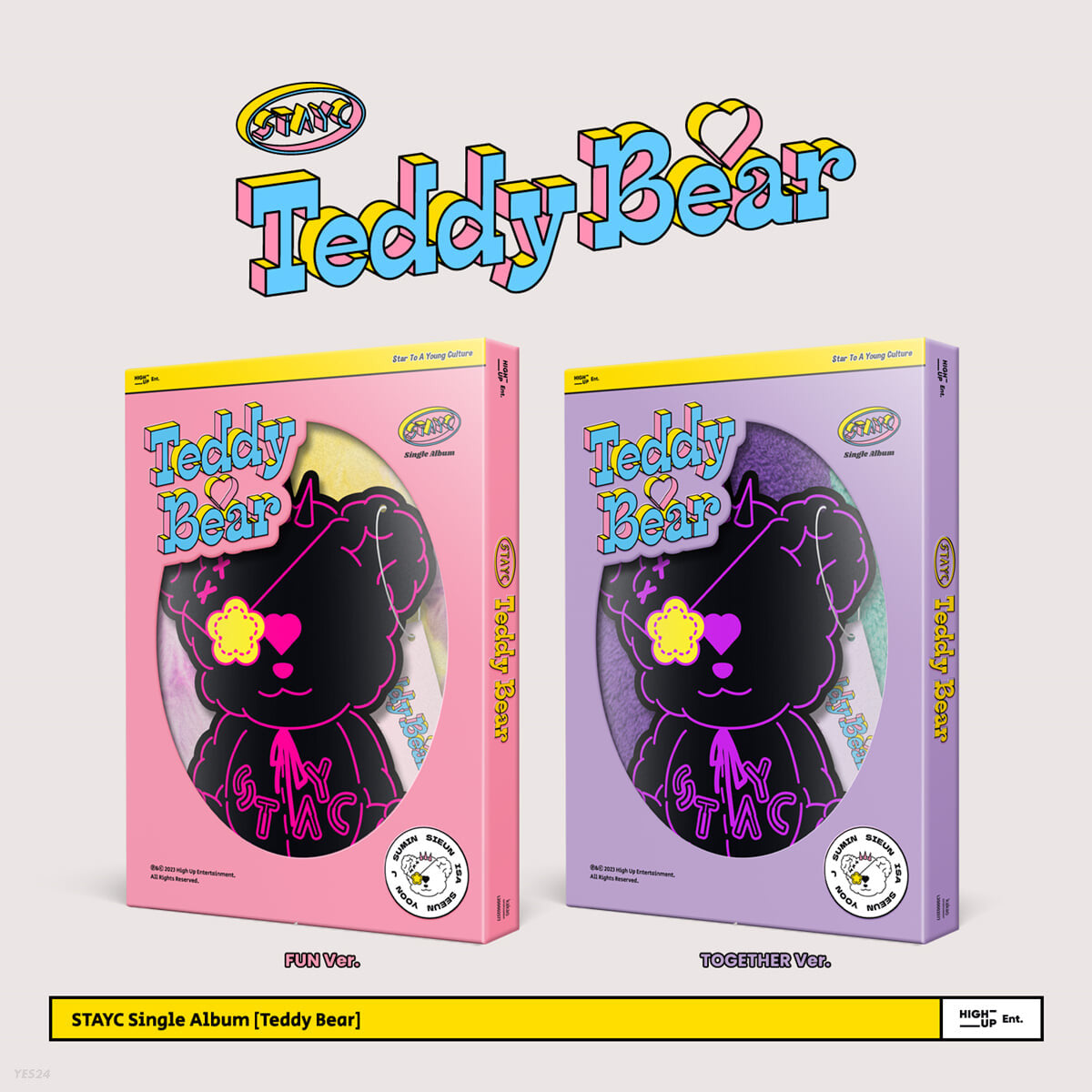 K-Pop CD Stayc - 4th Single Album 'Teddy Bear'