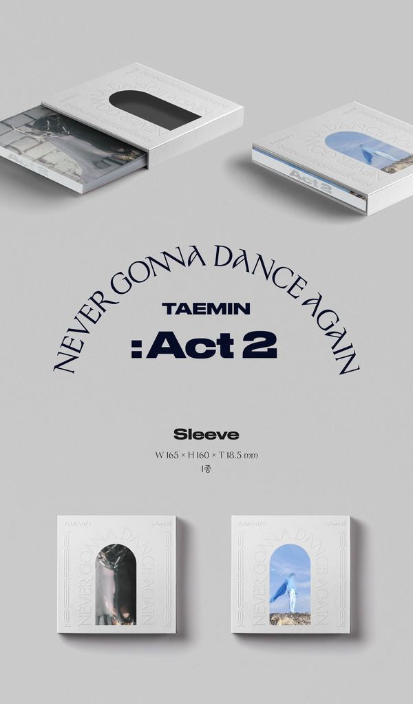 K-Pop CD Taemin - 3rd Album 'Never Gonna Dance Again :Act 2'
