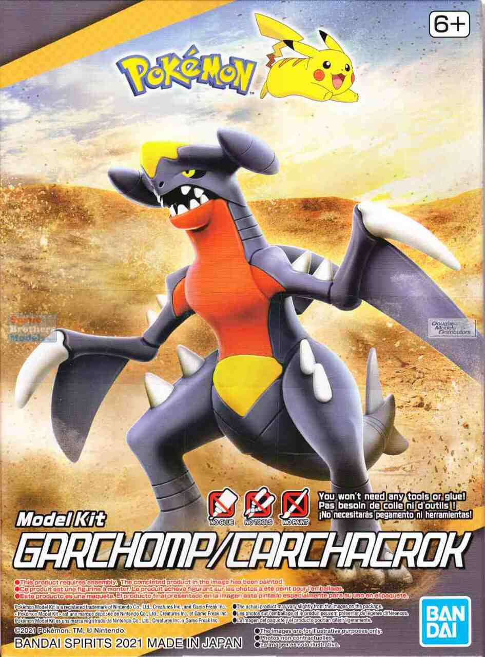 Pokemon Model Kit Garchomp / Carchacrok