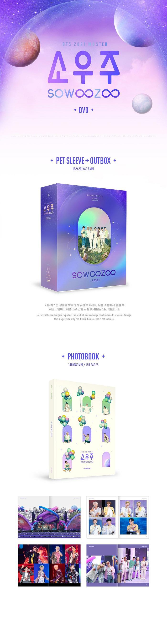 K-Pop BTS 2021 Muster 'Sowoozoo' 3 DVD – Lil Thingamajigs Hive