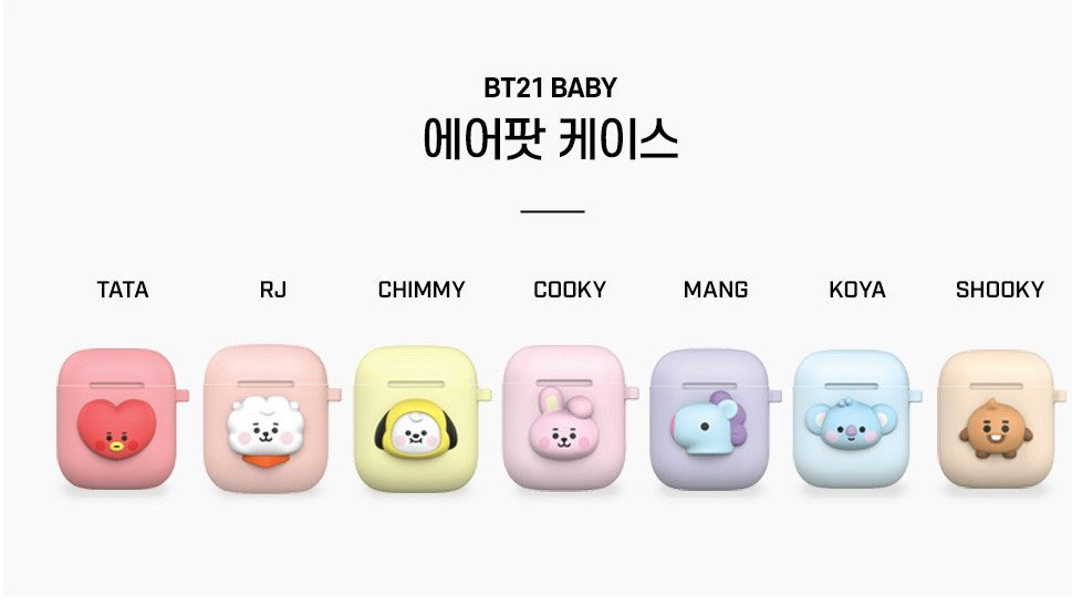 BT21 Royche Baby Shooky Silicone Airpod Case