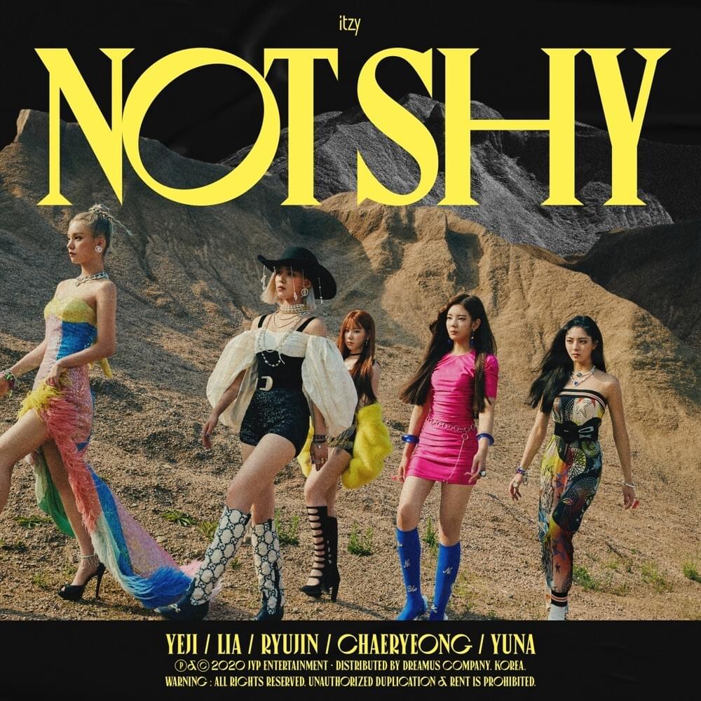 K-Pop CD Itzy - 4th Mini Album 'Not Shy'