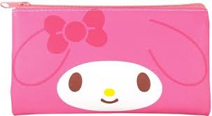 Sanrio Flat Pencil Pouch - My Melody Face