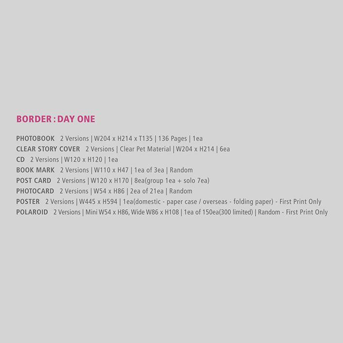 K-Pop CD Enhypen - Mini Album Vol.1  'Border: Day One'