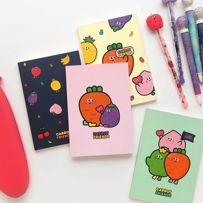 Carrot Friends Mini Notebook