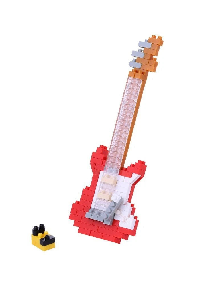 Nanoblock #171 Instruments Series - Electric Guitar Red