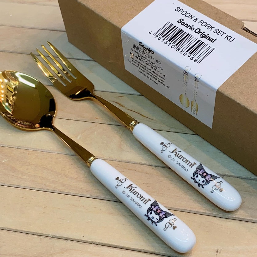 Sanrio Kuromi Spoon & Fork Set
