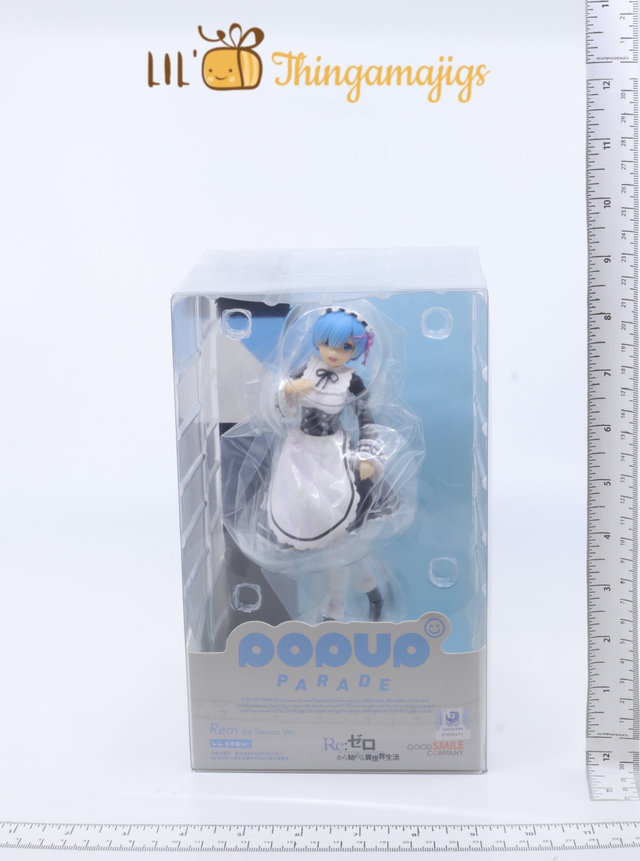 Re:Zero Popup Parade Figure - Rem (Ice Season Ver.) – Lil