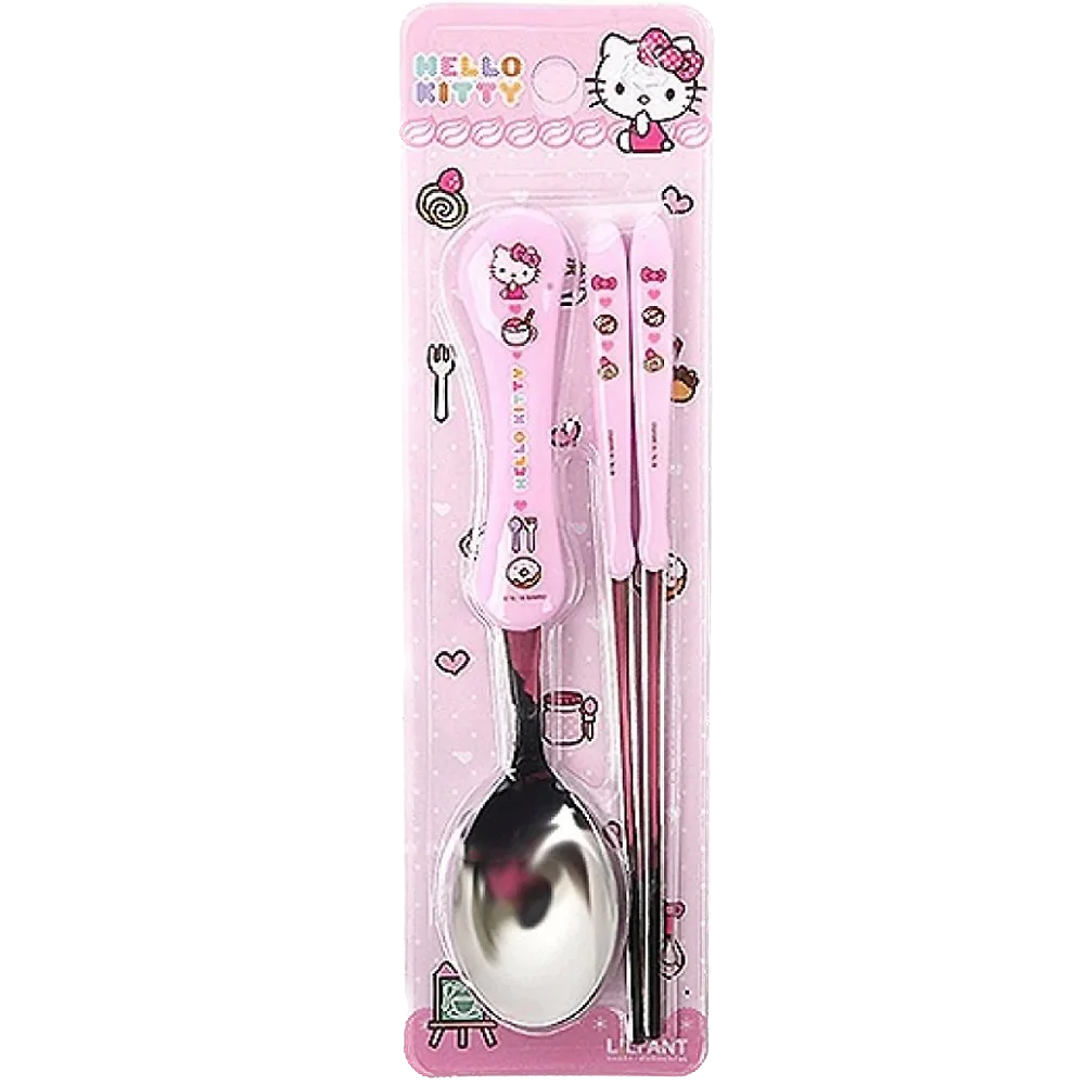 L!lfant - Hello Kitty Spoon & Chopsticks Set