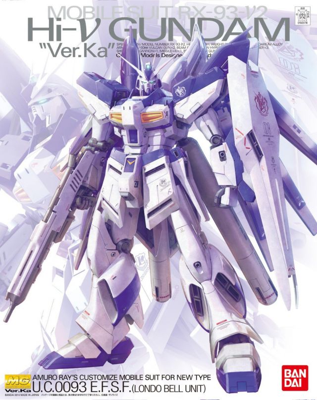 MG Rx-93-v2 Hi Nu Gundam Ver.Ka 1/100 Model Kit