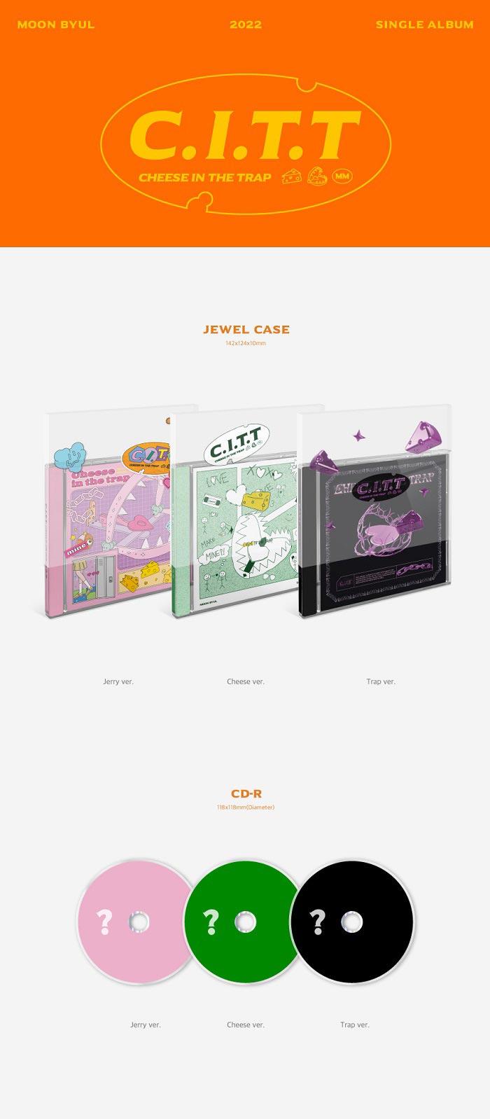 K-Pop CD Moon Byul of Mamamoo - 2nd Single Album 'C.I.T.T Cheese in the Trap' (Jewel Case Ver.)