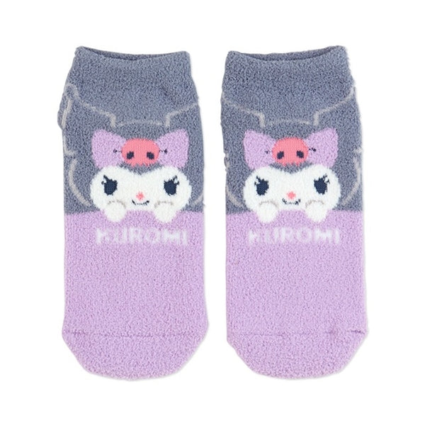 Sanrio Fluffy Socks Kuromi 23~25cm (350389)