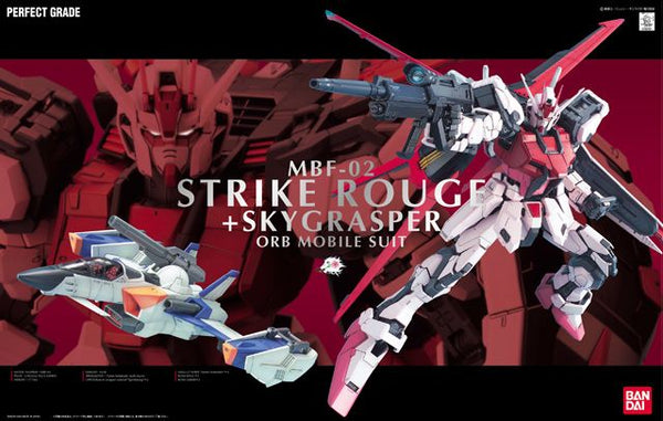 PG MBF-02 Strike Rouge + Skygrasper ORB Mobile Suit Model Kit