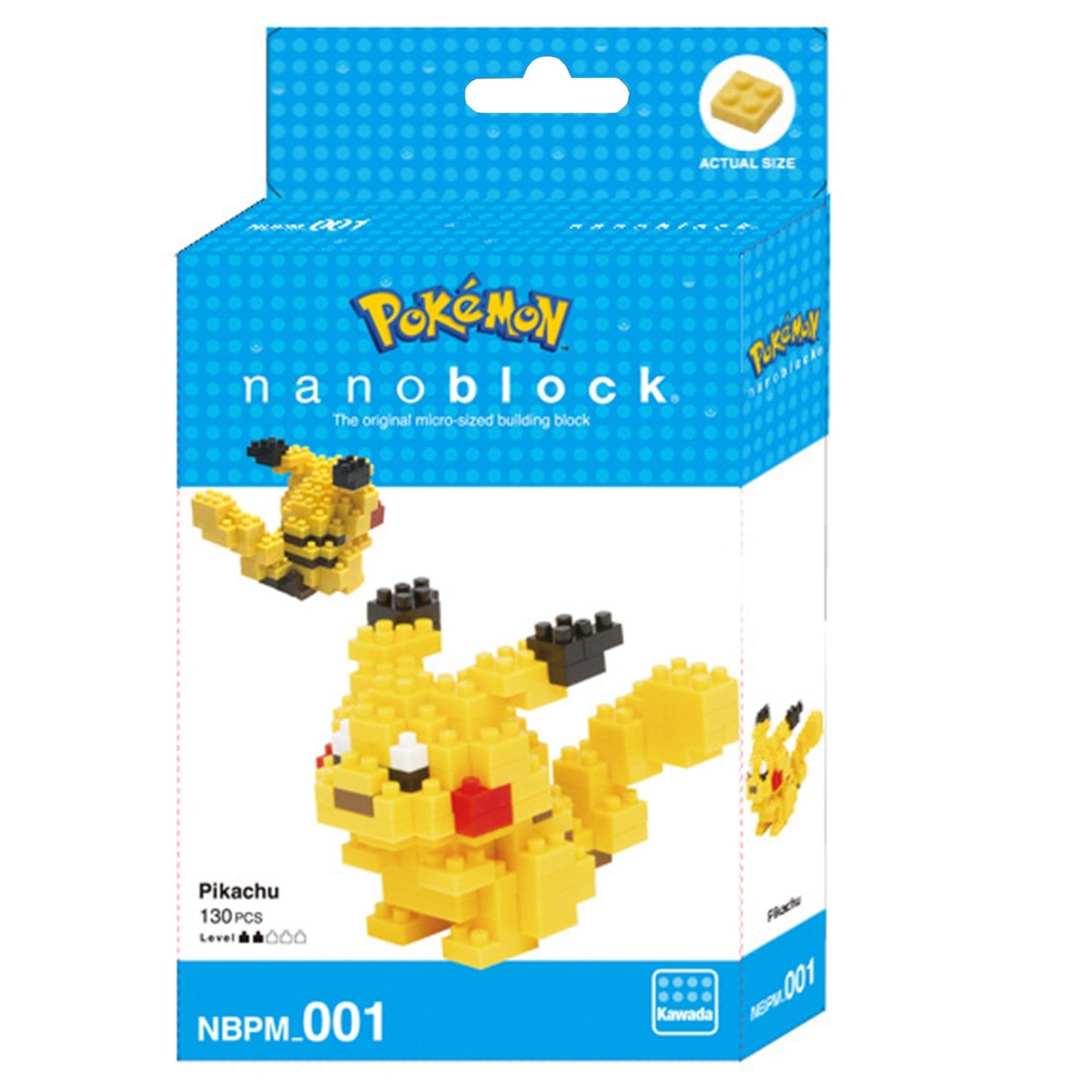 Nanoblock #001 Pokemon Pikachu 130pcs