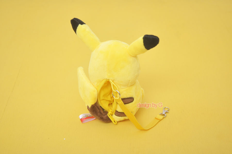 Pokemon Plush Pouch  W/ Keychain 5"