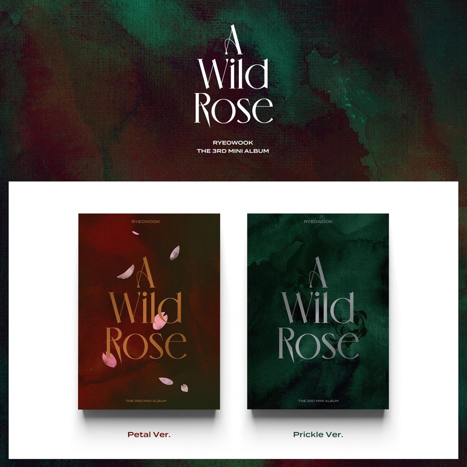 K-Pop CD RyeoWook - 3rd Mini Album 'A Wild Rose'