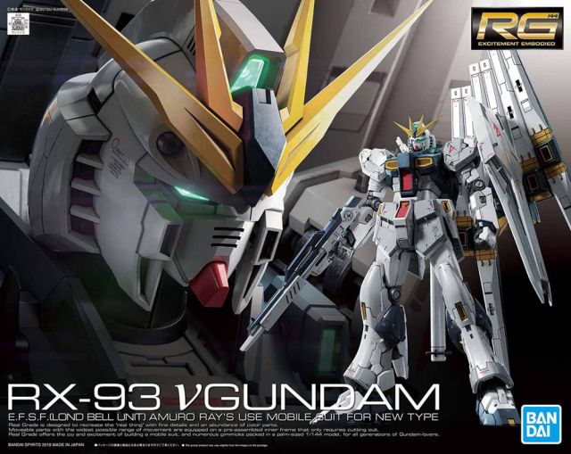 RG #32 RX-93 Nu Gundam 1/144 Model Kit