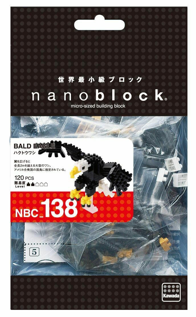 NanoBlock #138 Bald Eagle 120pcs