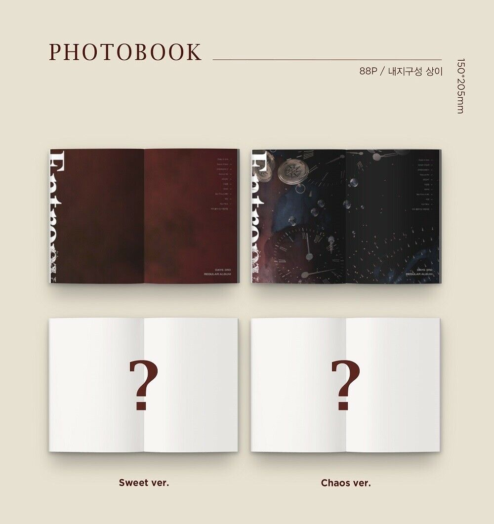 K-Pop CD Day6 - 3rd Regular Album 'The Book Of Us: Entropy"
