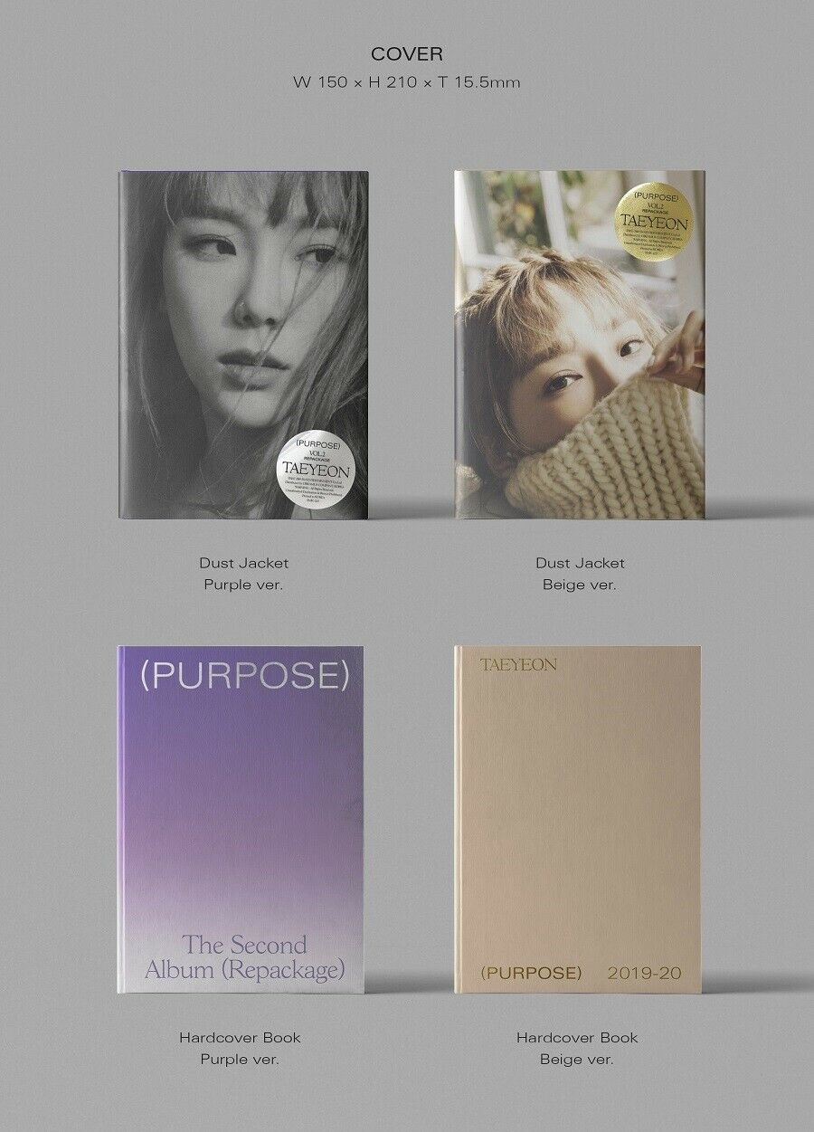 K-Pop CD Taeyeon 'Purpose' Vol. 2 Repackage