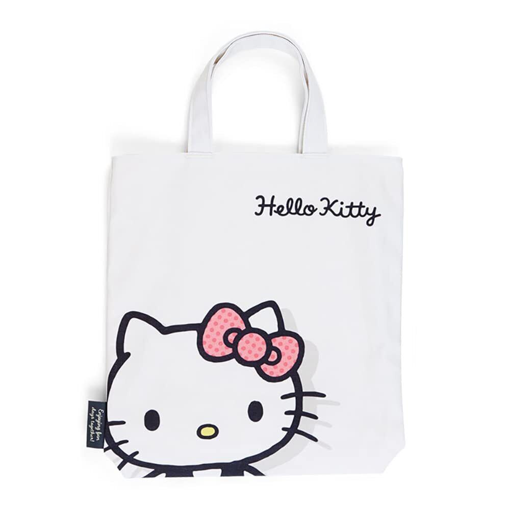 Sanrio - Simple Canvas Tote Bag - Hello Kitty