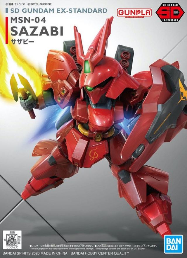 SD Gundam EX-Standard Sazabi Model Kit
