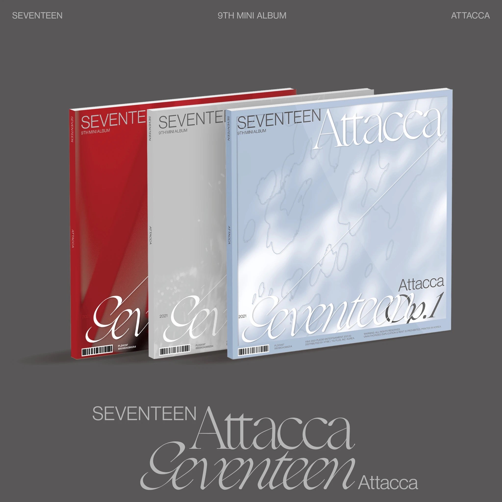 K-Pop CD Seventeen - 9th Mini Album 'Attacca'