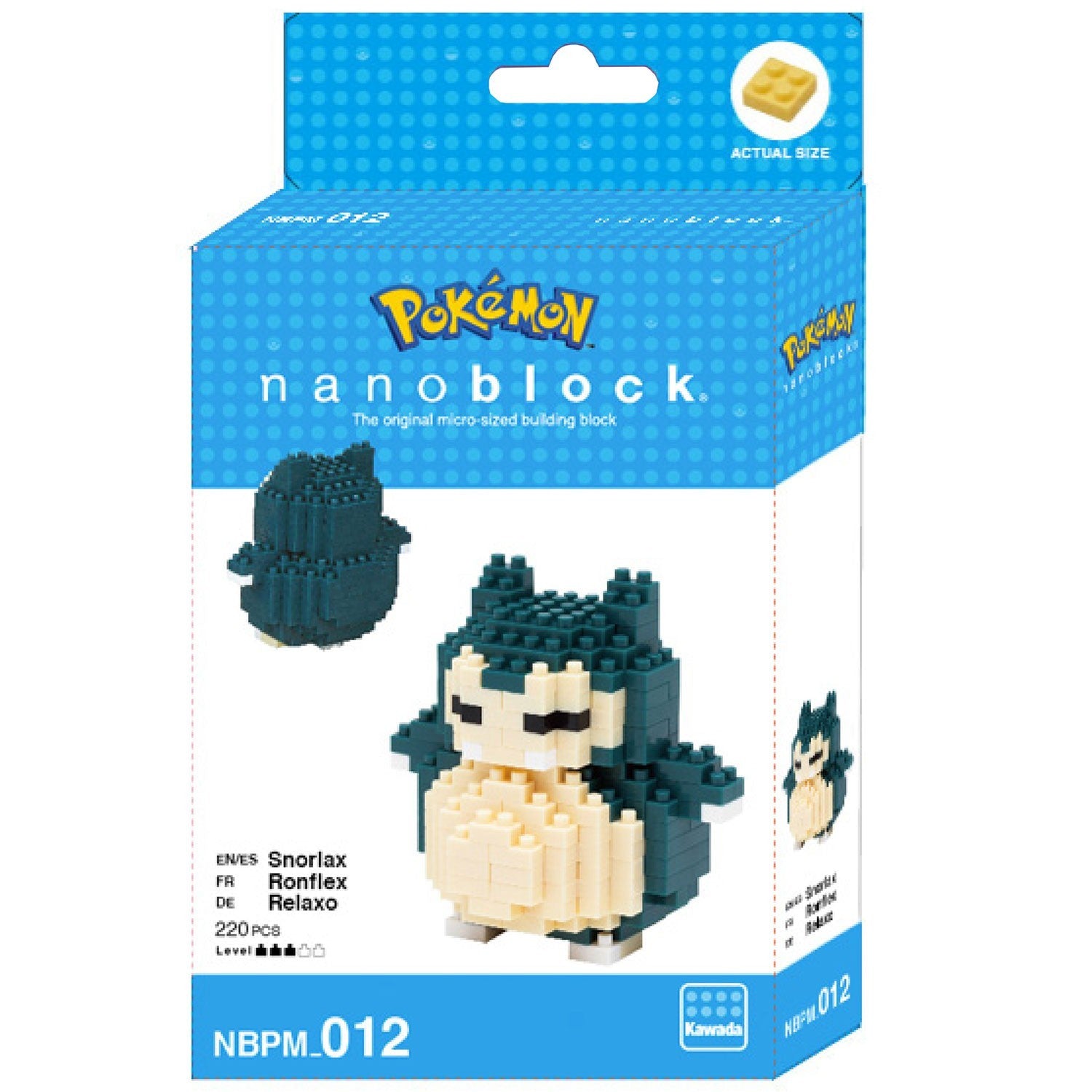 Nanoblock NBPM012 Pokemon Snorlax 220pcs
