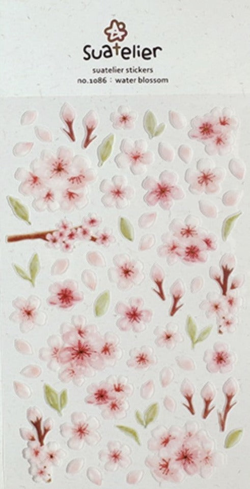 Suatelier Stickers No. 1086 Water Blossom