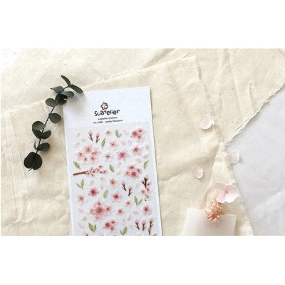 Suatelier Daily Deco Stickers No. 1086 Water Blossom