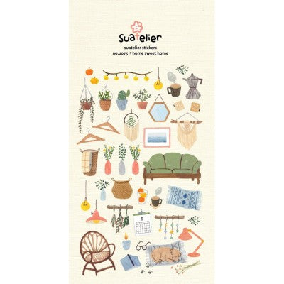 Suatelier Stickers No. 1075 Home Sweet Home