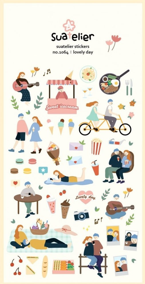 Suatelier Stickers No. 1064 Lovely Day